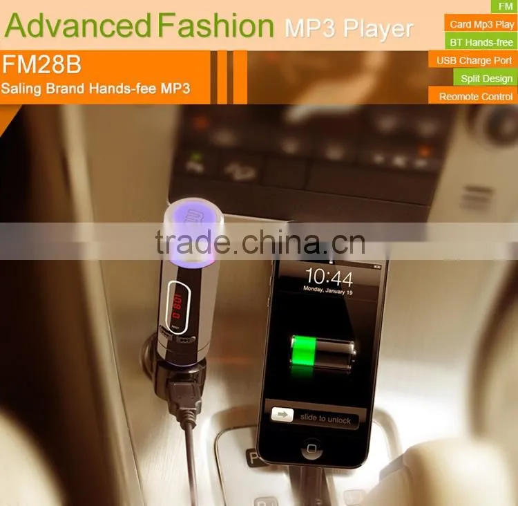 FM28B Wireless Bluetooth FM Transmitter Radio Adapter In-Car Vehicle
