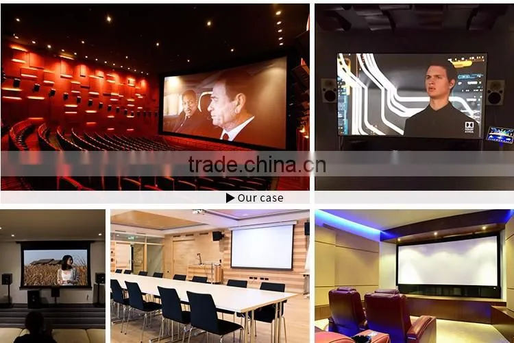 Best selling products low price transparent front projection film on frame projector screen