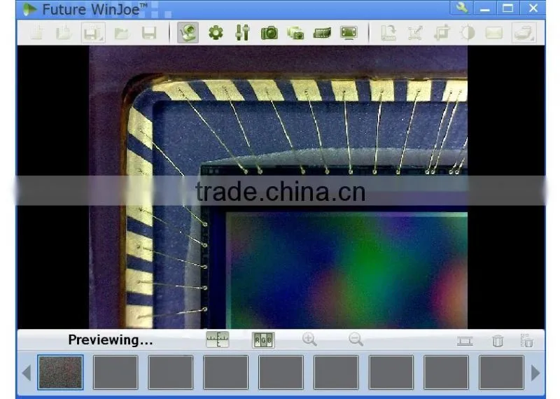 Patent MDA1300R handheld digital magnifier with reticle measurement function for electronic inspection