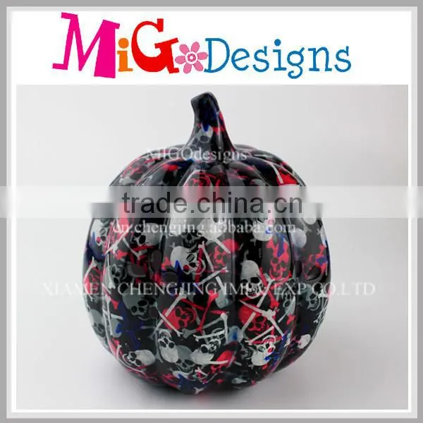 Purple Ceramic Halloween Incense Burner Decor Gift OEM