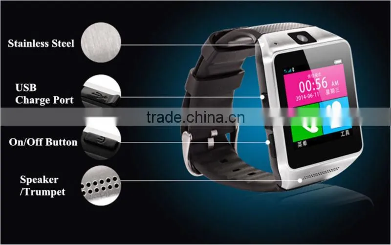 all-in-one bluetooth touch screen camera smart watch and phone