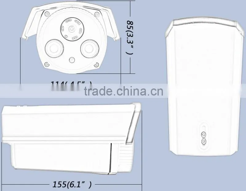 IW-P6045GE 1.0MP 720P Netowrk ONVIF Bullet Camera