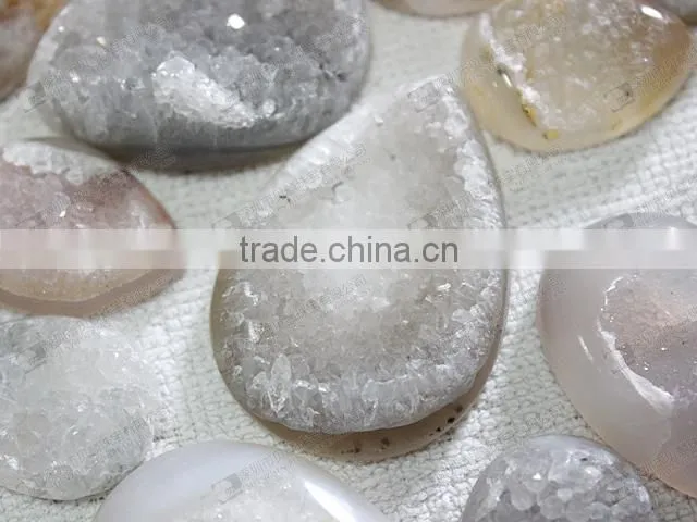 Agate druzy stones