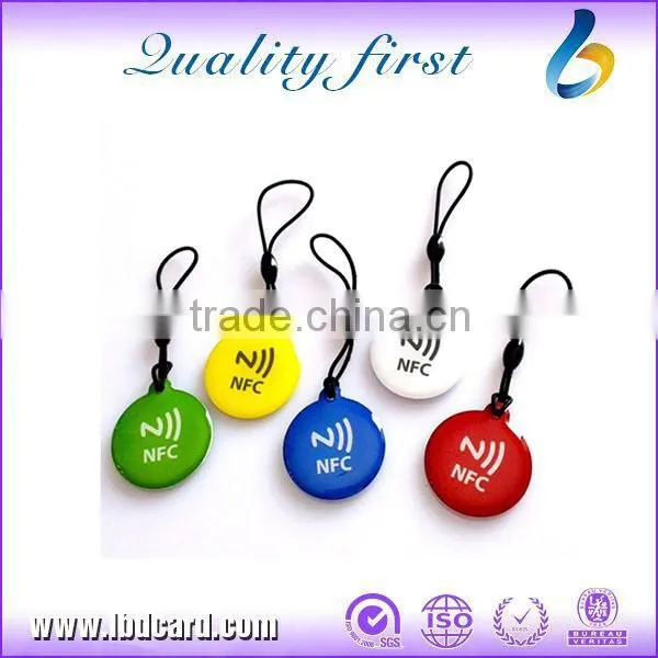 Hot Sale Competitive Price Low Cost RFID Gift Keychain, NFC Epoxy Tag China