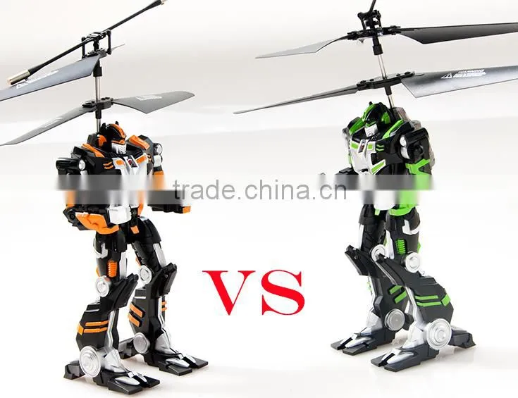 IR 2 channel Fighting Flying Robot With Light and Sound RC Robot