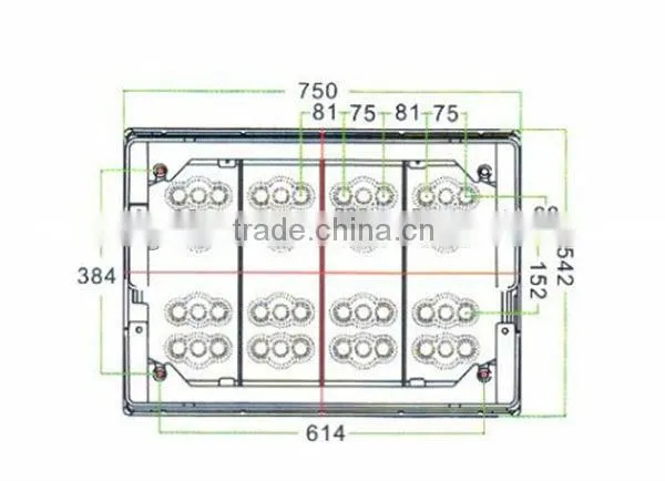 576 Core Double Sided(1450x750x540) SMC Cable telecom cabinet