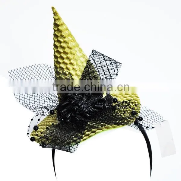 HALLOWEEN PARTY ACCESSORIES FASION GREEN WITCH HAT HEADBAND