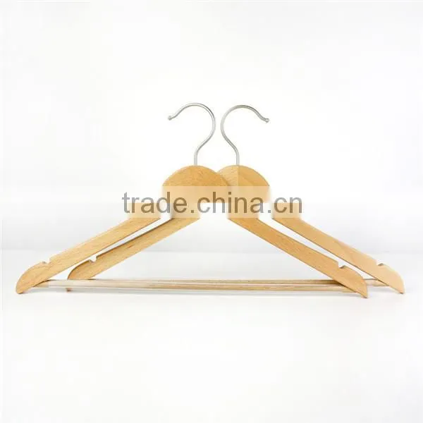 Solid wood cloth hangers wholesale