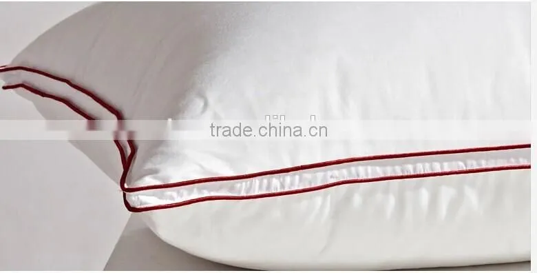 Cotton White Duck Down Gusset Pillow