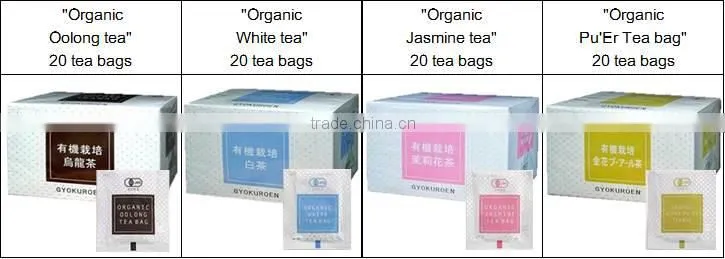 "Organic Jasmine tea bag" Chinese refresh tea that contributes to your health 20P