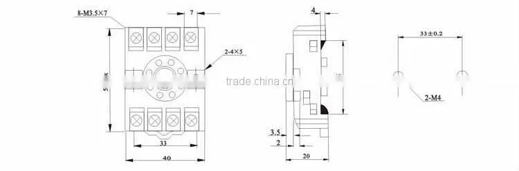 Relay Socket PF083A