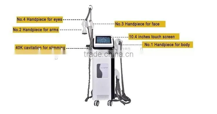 Rf Velaslim Infrared Light Therapy Vacuum Roller Velas Body Slimming Machine