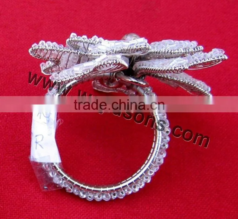 Nickel plated napkin ring Centerpiece 2014