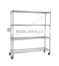 CW-19 chrome shelving rack