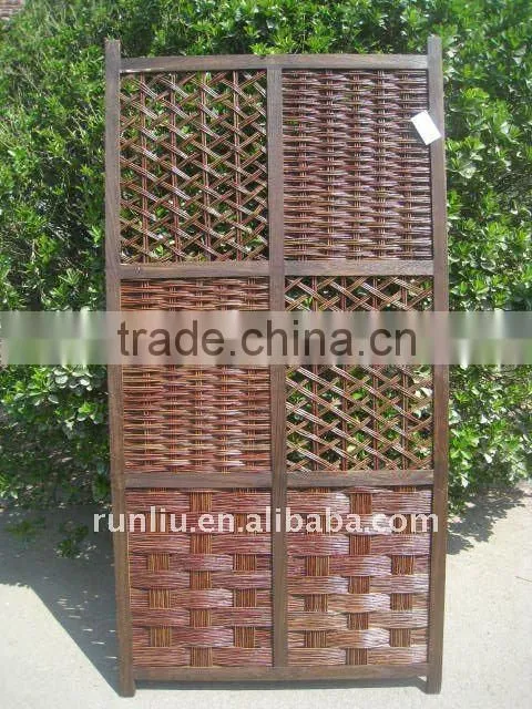 Garden decorative willow panels