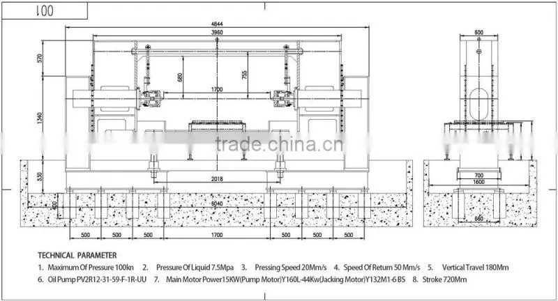 220v-380v hydraulic cylinder for press on sale