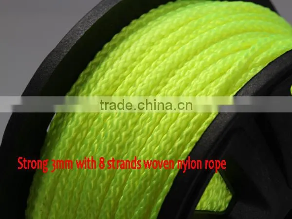 plastic dive reel fly reel nylon reel with brass hook