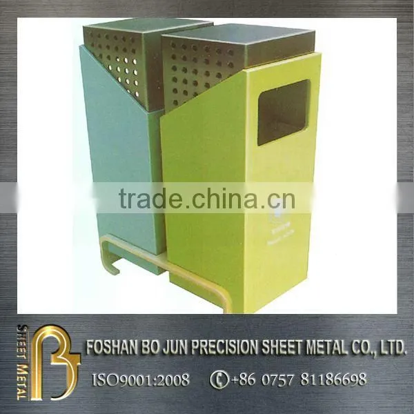 Custom metal powder coated donation bin
