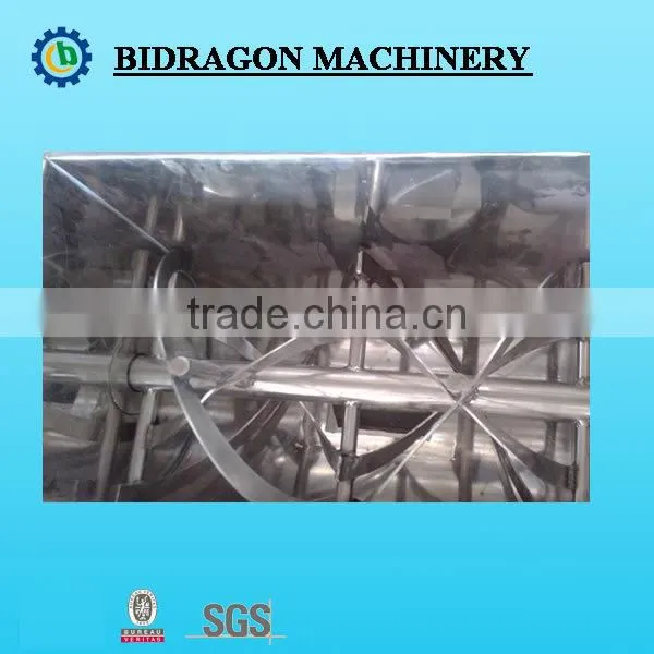 Tea Leaf Ribbon Mixer Blender With Liquid Spray Unit