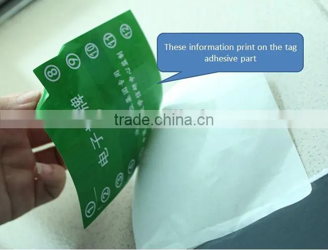uhf tamper proof rfid tag with 3M glue can be fixed on car windshield used for car management in parking system