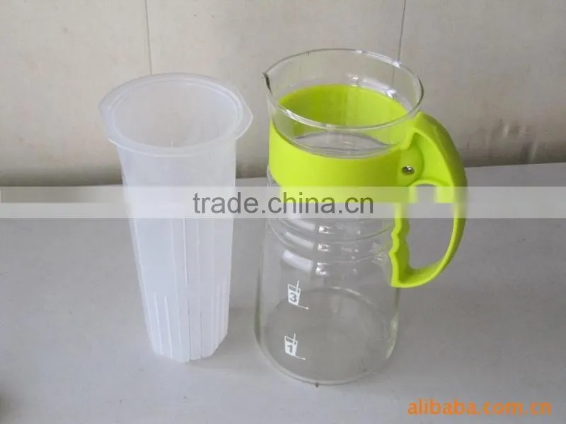 Cold Water Brew Teapot with Handle and Strainer
