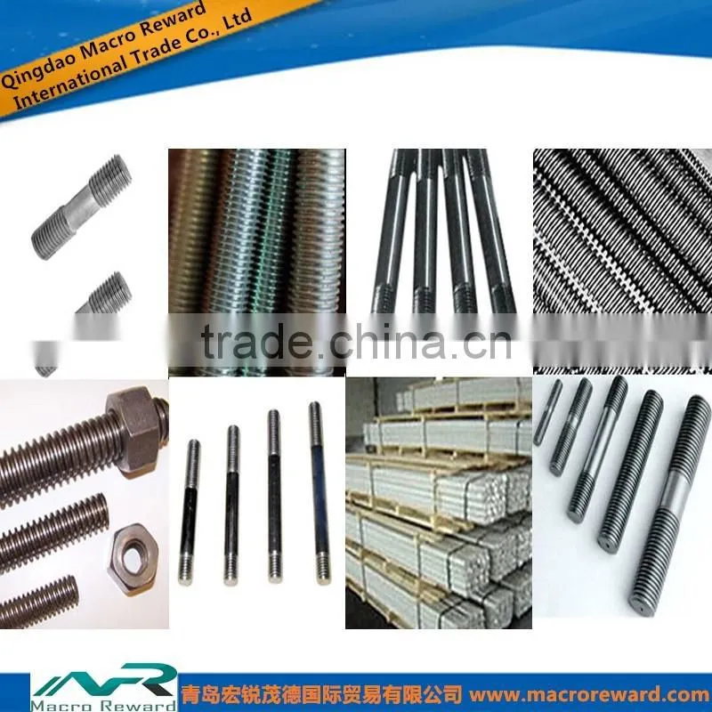 ASTM DIN BS 304 316 Q235 Stainless Steel Threaded Rod Bar with Full Thread