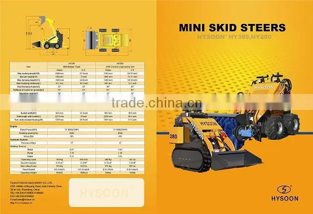 Hot sale snow plow for Skid Steer Loader Hy380