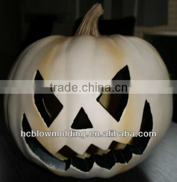 OEM Blow Molding plastic halloween pumpkin PE led light up halloween pumpkin for sale Huizhou factory