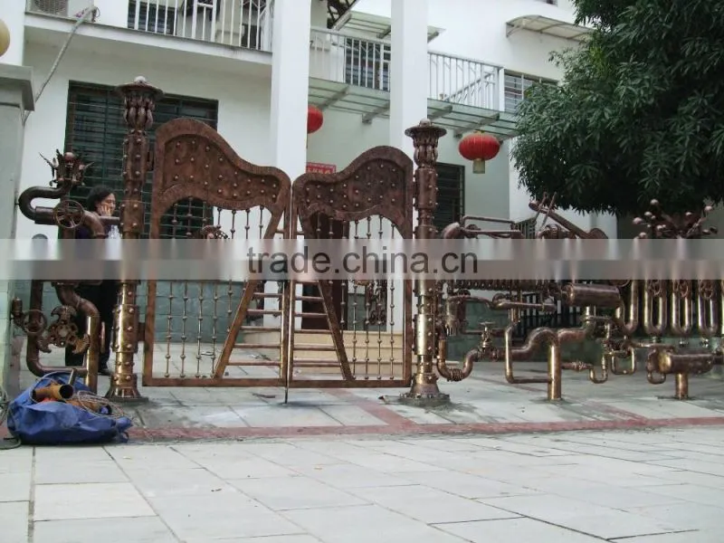 Iron Art Stamped Leaves /Fittings For Artistic Metal Gate/Fence/Stair Railings ,Iron Grills Parts Decorated