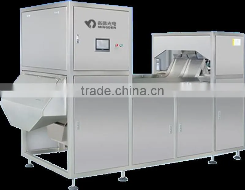 Recycled plastic CCD color sorter machine