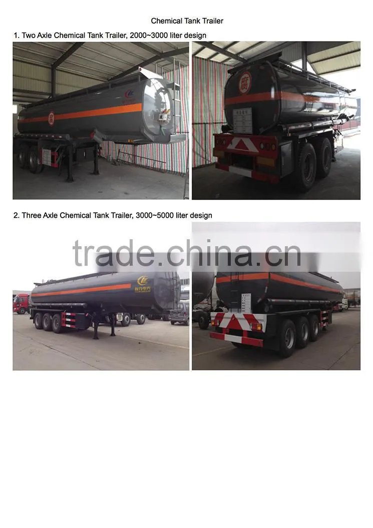 chemical tank vehicle