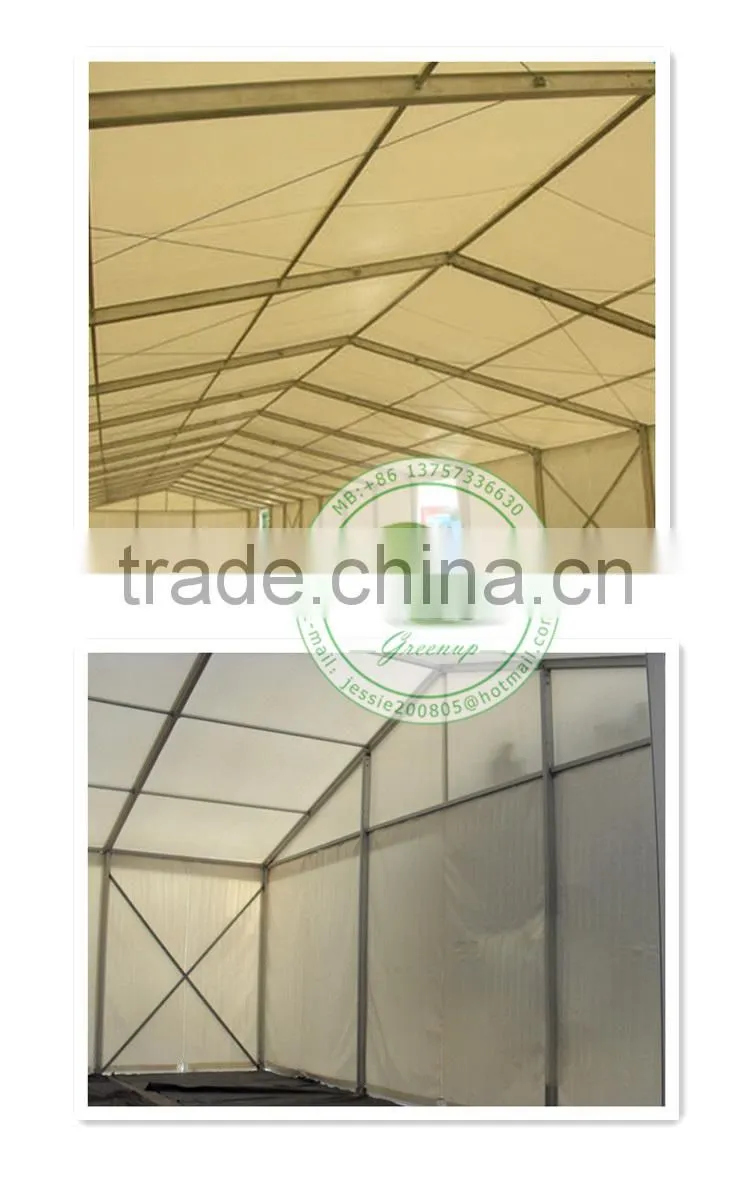 Large Cheap Waterproof White PVC Coated Fabric Removable Warehouse