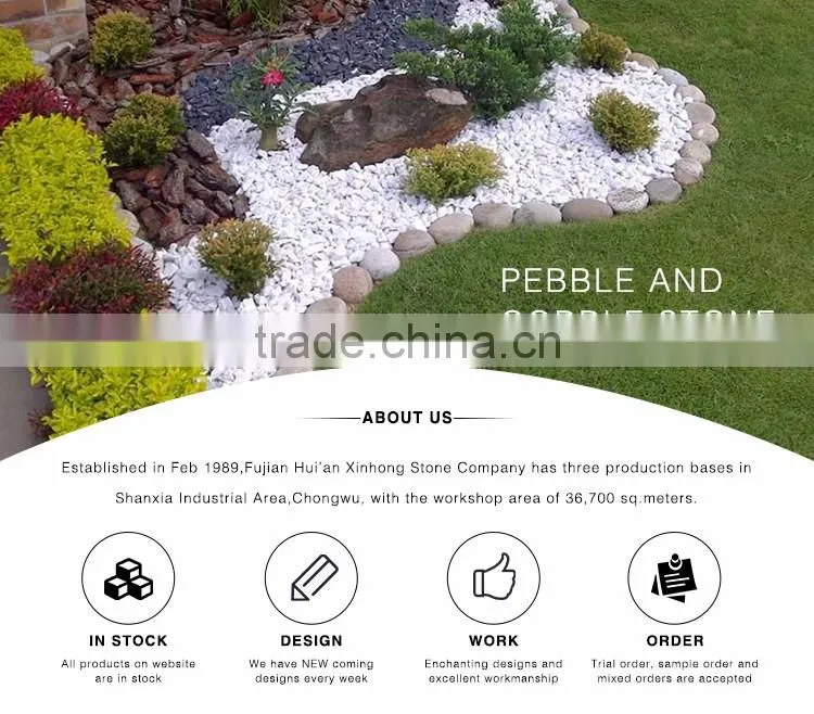 Wholesale Quality Home Decoration Colorful Glow Pebble Stone