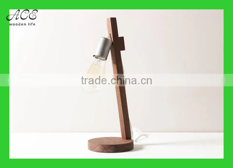 Solid wood lamp Desk lamp Wooden decorative lamp