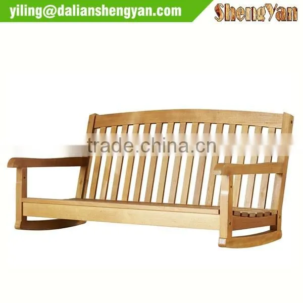 Nice hanging wooden porch swing for sale