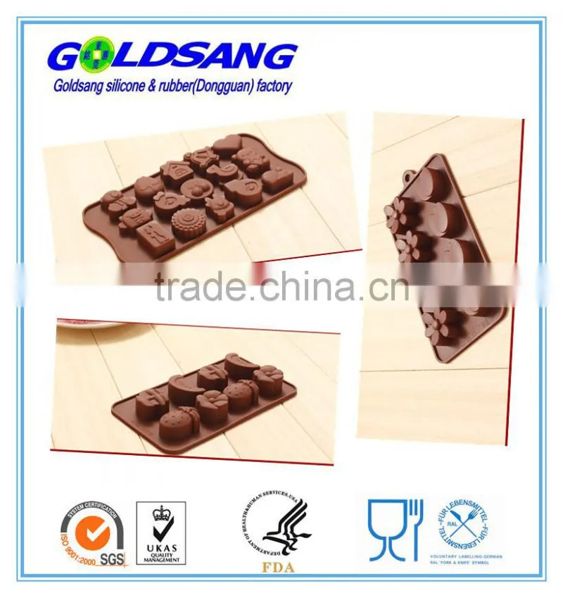 Hot Sell A Series Of Different Shape Silicone Cholocate Mold