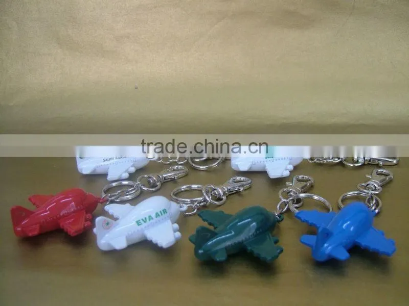Metal Airplane Keychain for souvenirs