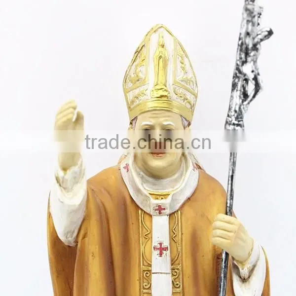 Tailor-made true religious gifts holy father pope San Juan Pablo II statue