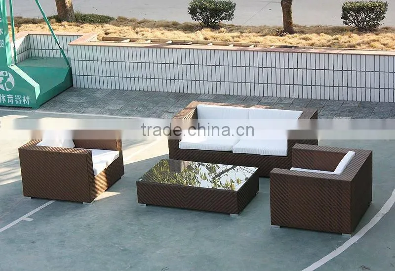 PE wicker/rattan sofa sets garden furniture