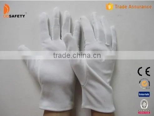 DDSAFETY 2017 White Cotton Anti Static Gloves