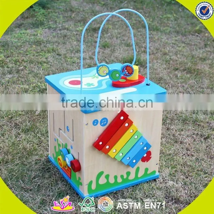 2017 wholesale educational toys wooden bead maze for toddlers W11B134