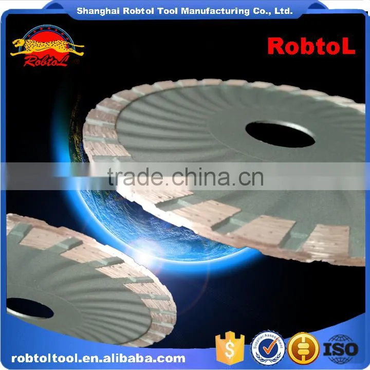 4" 105mm Turbo Rim Wave Diamond Saw Blade Angle Grinder Circular Cutting Disc Disk Wheel Universal Stone Brick Block Concrete
