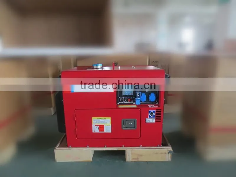 electric start soundproof 5kva diesel generator