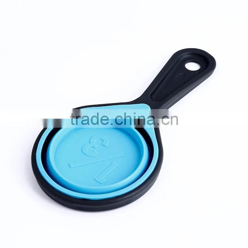 CBU02 4 PCS Silicone Measuring spoons / Cheap factory price