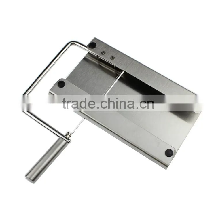 stainless steel cheese cutting board cheese slicer with wire