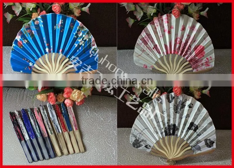Anji Factory price bamboo cloth fan
