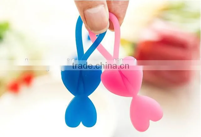 Hot promotional sealing clip silicone sealing clip plastic bag seal clips