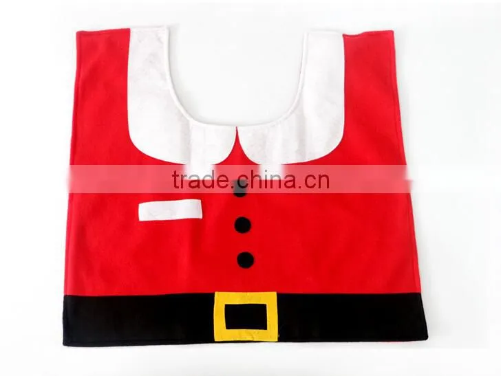 New Best Christmas Santa toilet cover set Lavatory Christmas decoration