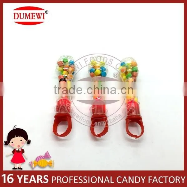 Lighting Microphone Toy with Fruit Flavor Tablet Candy