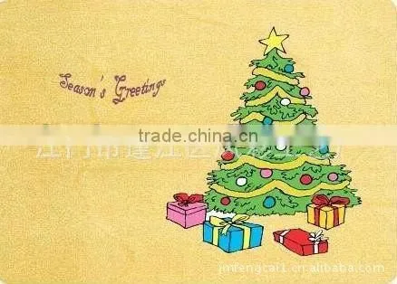 2014 year card beautiful bamboo greeting cards
